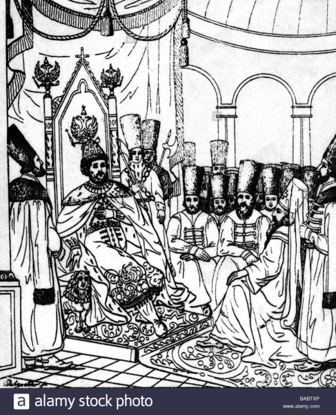 Царь Борис Годунов гравюра