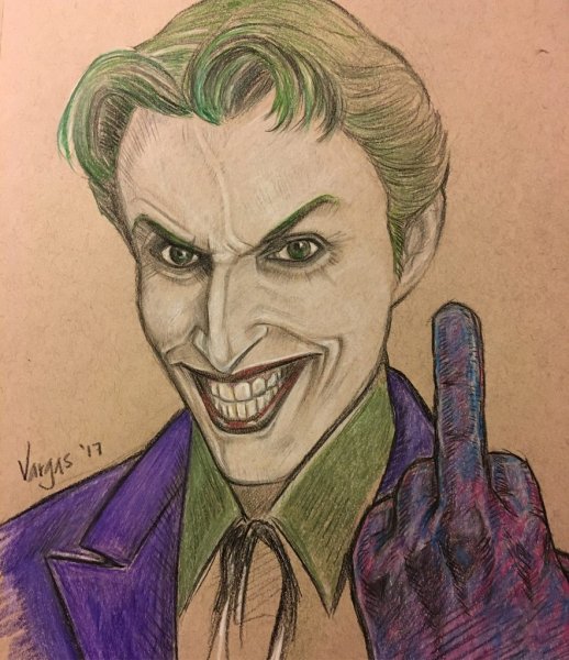 Джокер рисунок