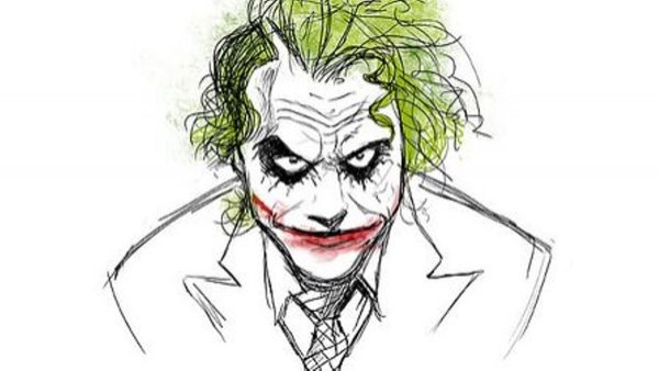 Джокер раскраска