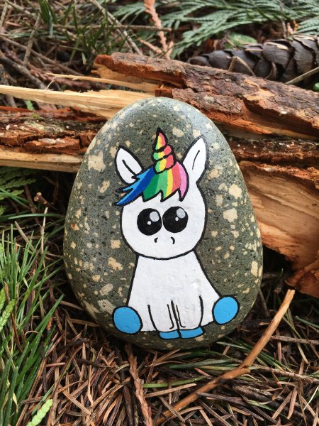 Рисование на камнях