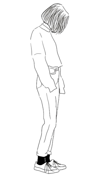 Подросток рисунок карандашом