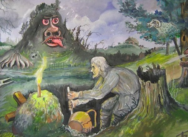 Произведение Гоголя Заколдованное место