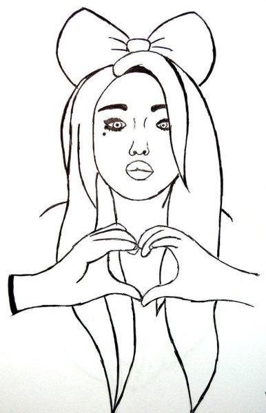 Рисунки для срисовки для детей