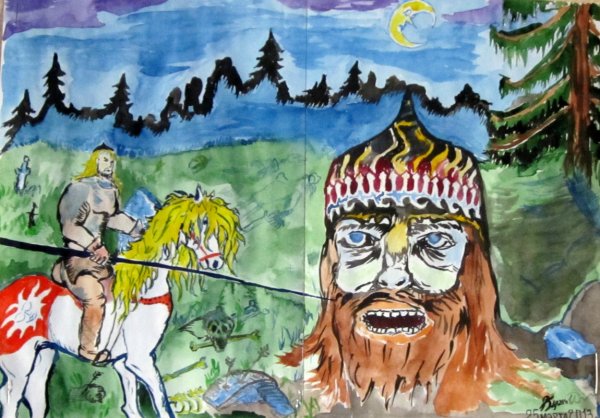 У Лукоморья дуб зеленый Русалка