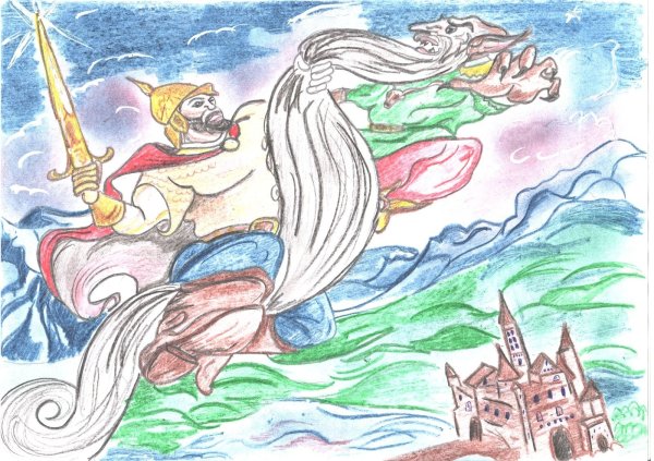 Рисунок к опере Руслан и Людмила