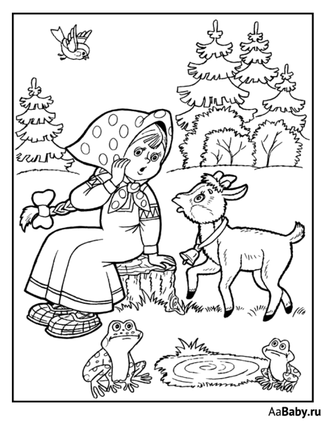 Вытынанка сестрица Аленушка и братец Иванушка