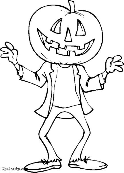 Раскраска Хэллоуин