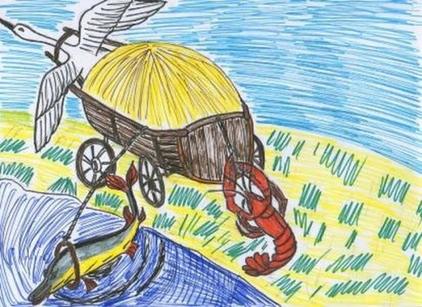 Рисунок к басне 2 класс