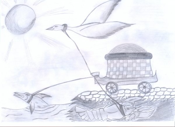 Рисунок к небылицам легкие