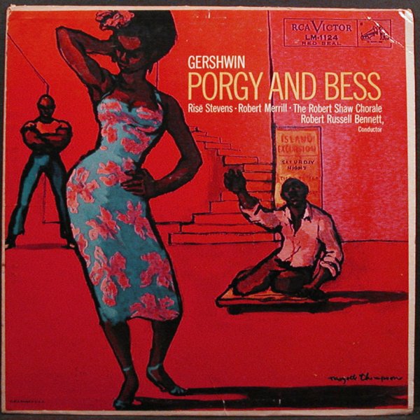 Порги и Бесс рисунок карандашом