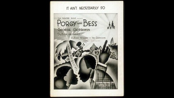 Порги и Бесс афиша для срисовки