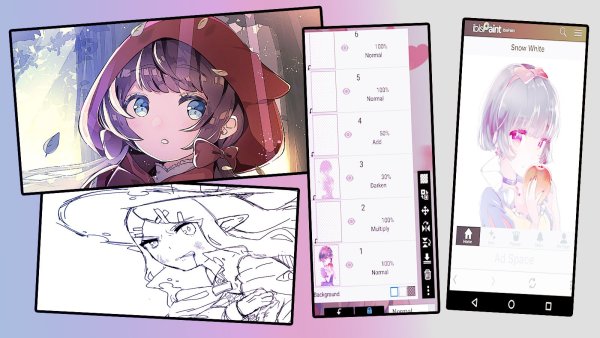 Цветы из ibis Paint x