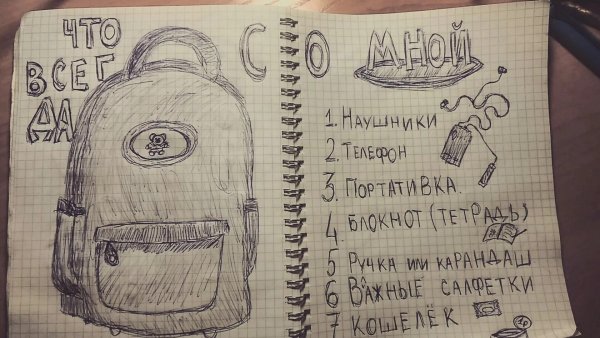 Рисунки для личного дневника