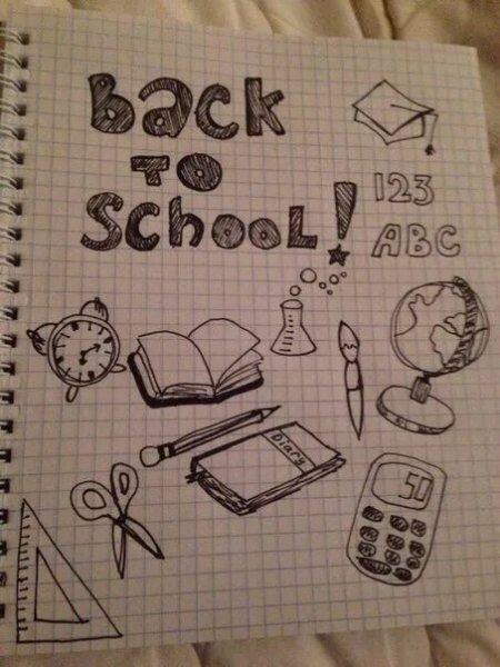 Рисунки для дневника