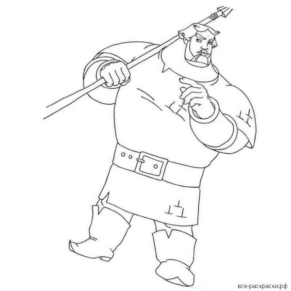 Илья рисунок Муромца Муромец и Соловей