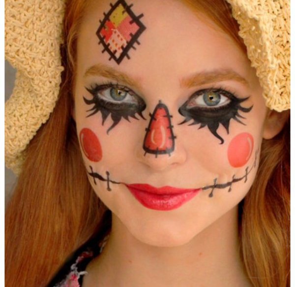 Разрисовать ребенка на Хэллоуин