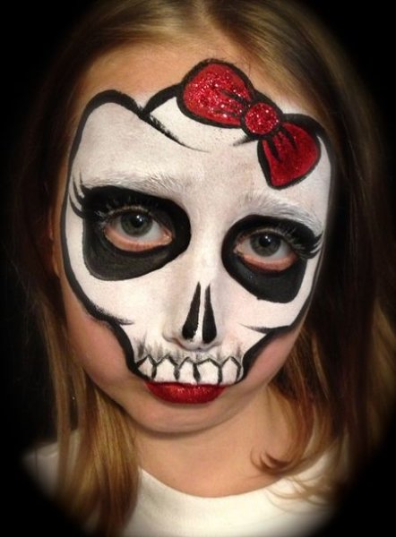 Аквагрим на Хэллоуин для детей