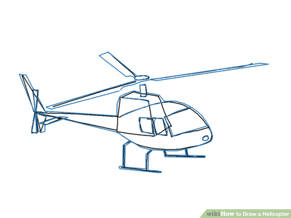 Вертолет для рисования