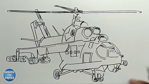 Вертолет МЧС раскраска