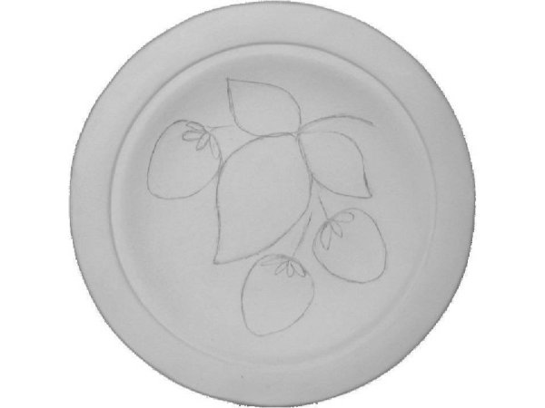 Макет тарелки для рисования
