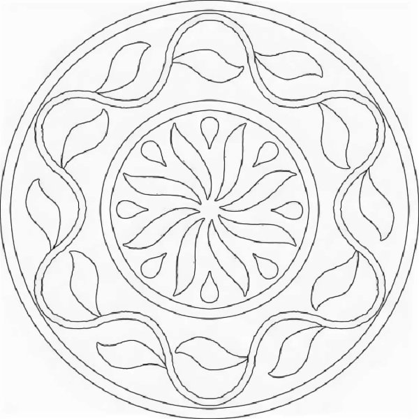 Хохломская роспись тарелка