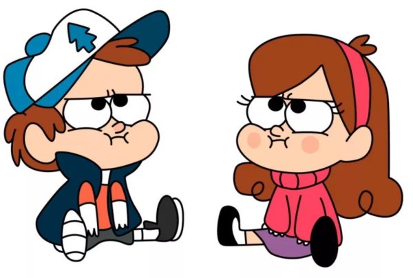 Гравити Фолз Диппер карандашом