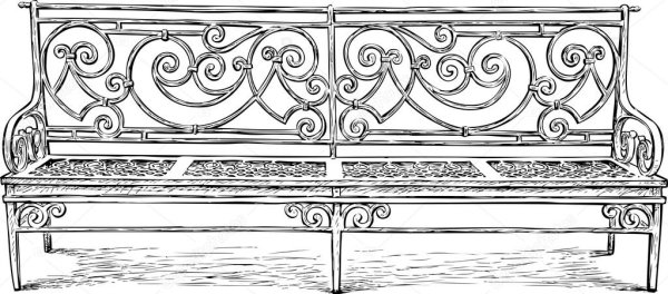 Скамейка для рисования