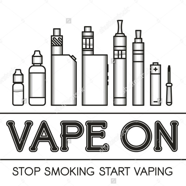 Вейп шоп вектор