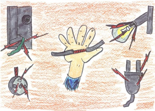 Рисунок на тему электробезопасность