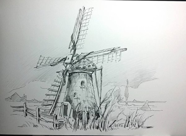 Мельница Графика