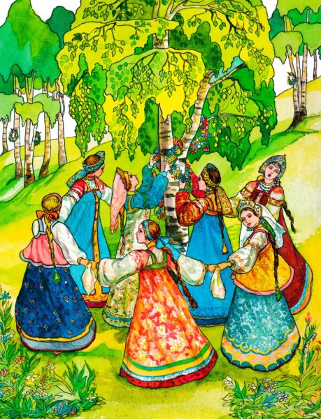 Семик береза