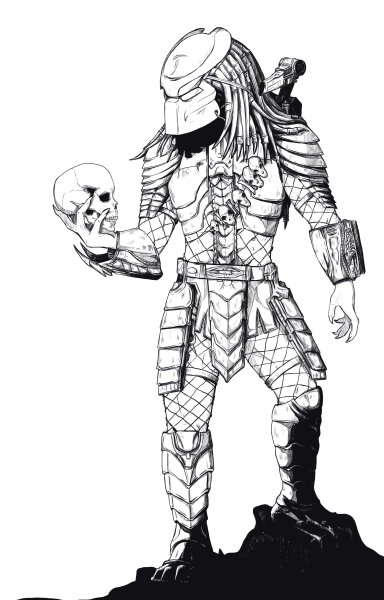 Хищник скетч