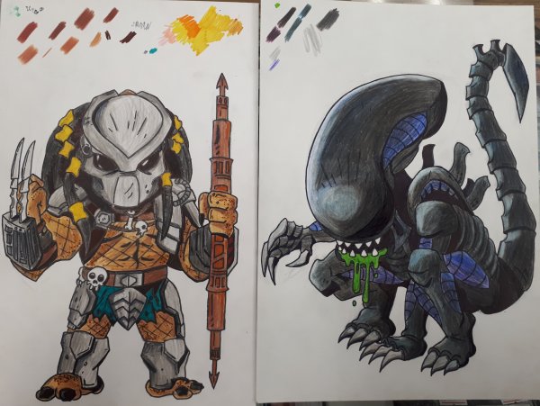 Нарисовать хищника