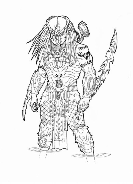 Хищники. Раскраска