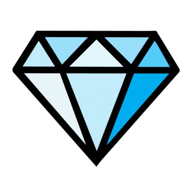 Алмаз мультяшный