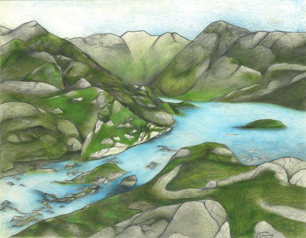 Шотландия рисунок