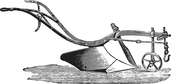 Древний легкий плуг