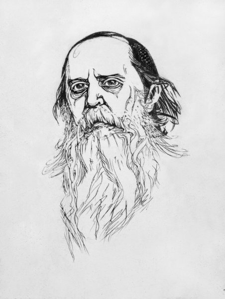 Лев толстой портрет вектор