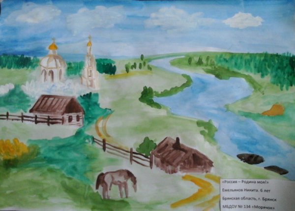 Благовещенский собор Тюмень рисунок