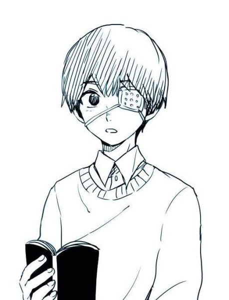 Канеки Кен нарисовать