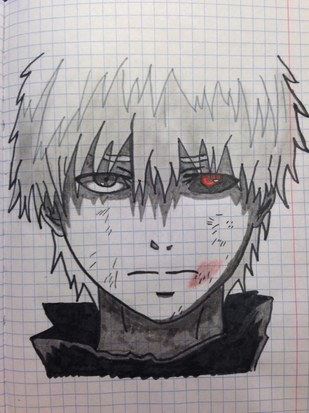 Канеки Кен лёгкий арт