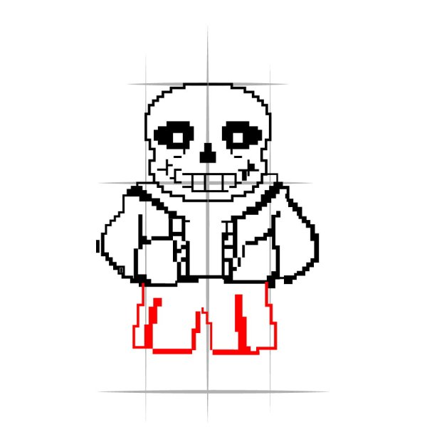 Срисовать Санса