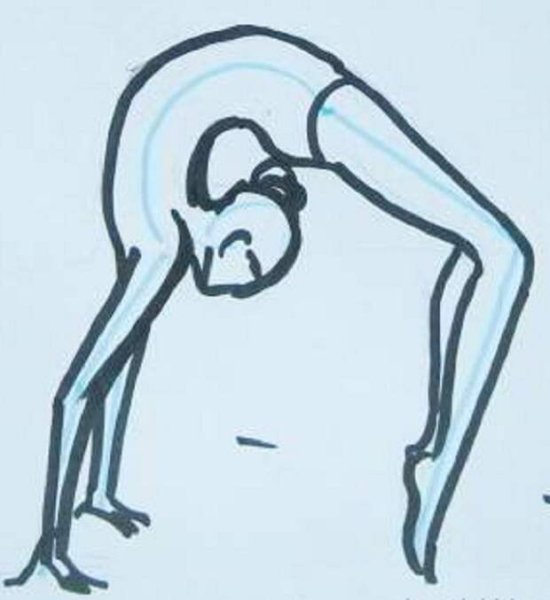 Гимнастика рисунки карандашом