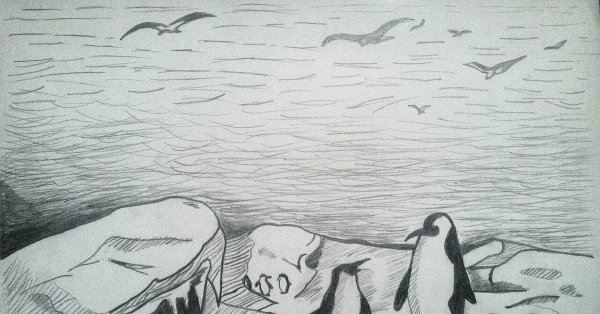 Антарктида рисунок