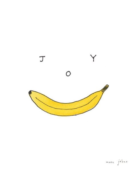 Рисунки на бананах лёгкие