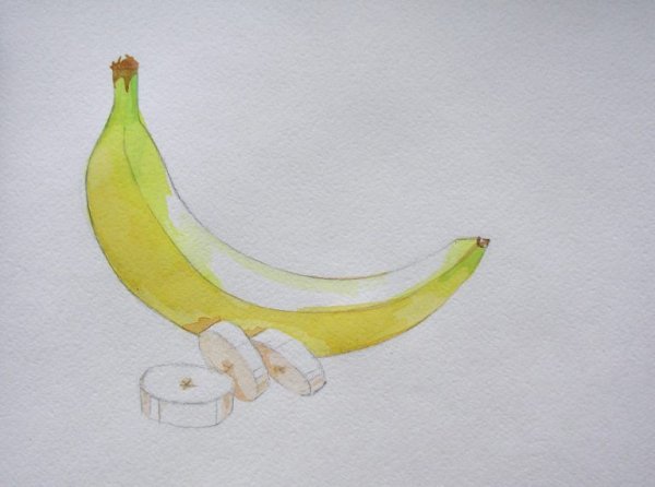 Банан для срисовки