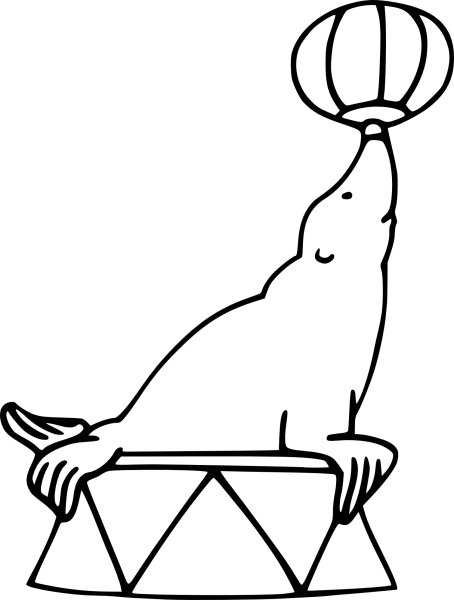 Цирк рисунок