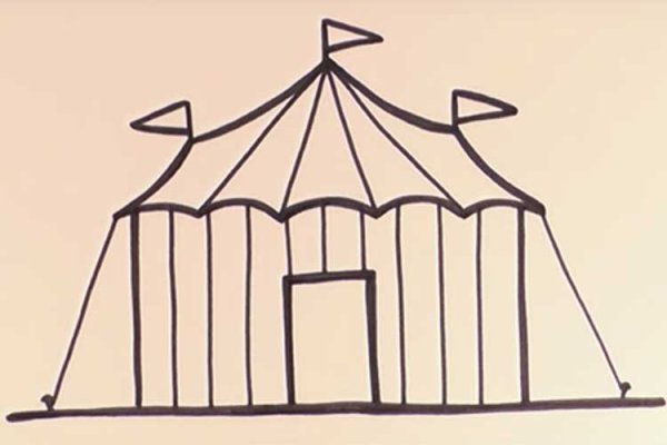 Рисунки цирка легкие