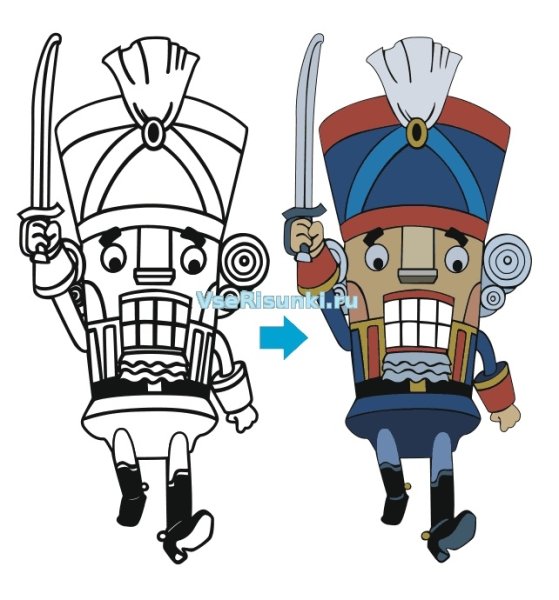 Щелкунчик рисунок