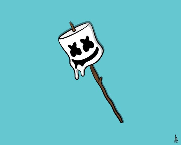 Маршмеллоу для срисовки